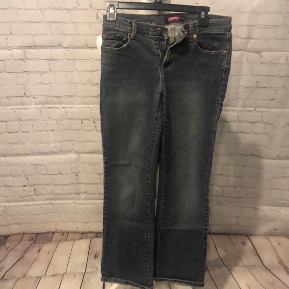 Angel jeans size 7 blue jean washed wide boot - Picture 5 of 7